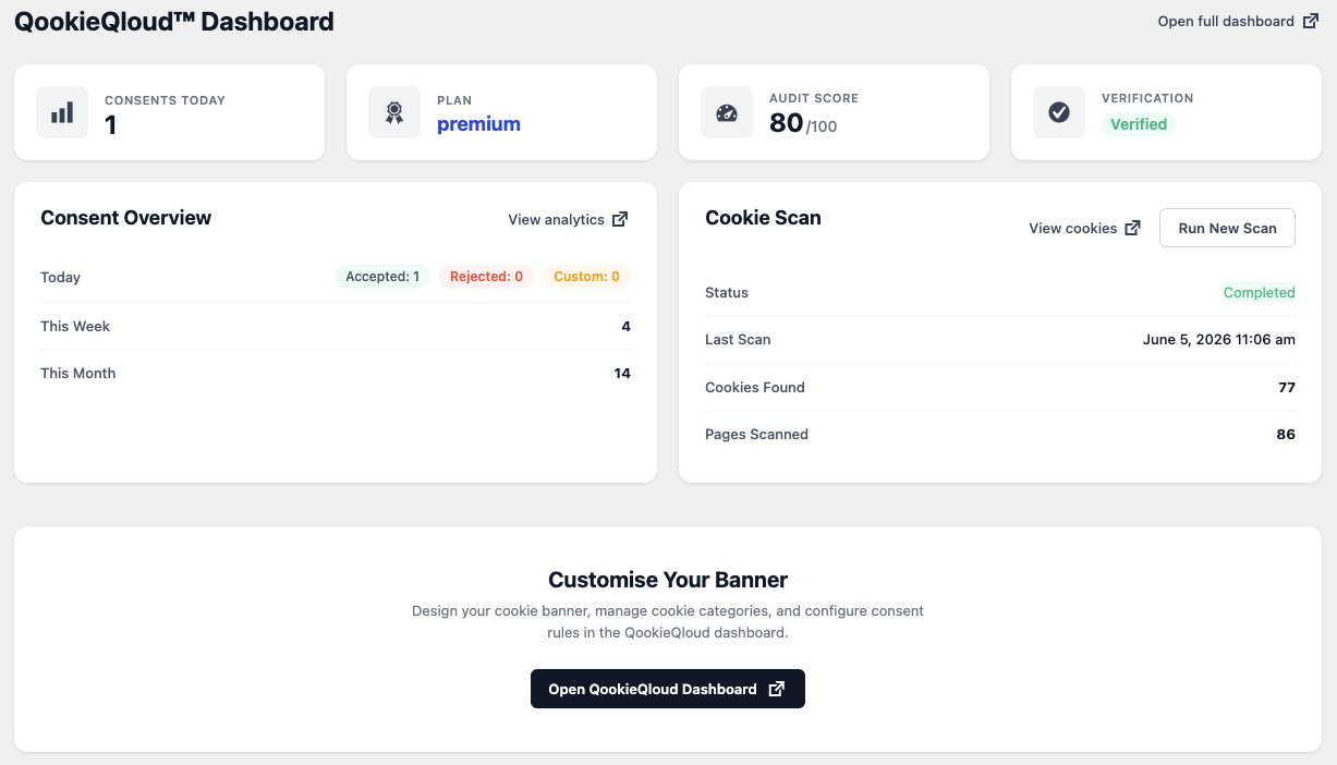 qookieqloud-wordpress-dashboard.png Dashboard Preview